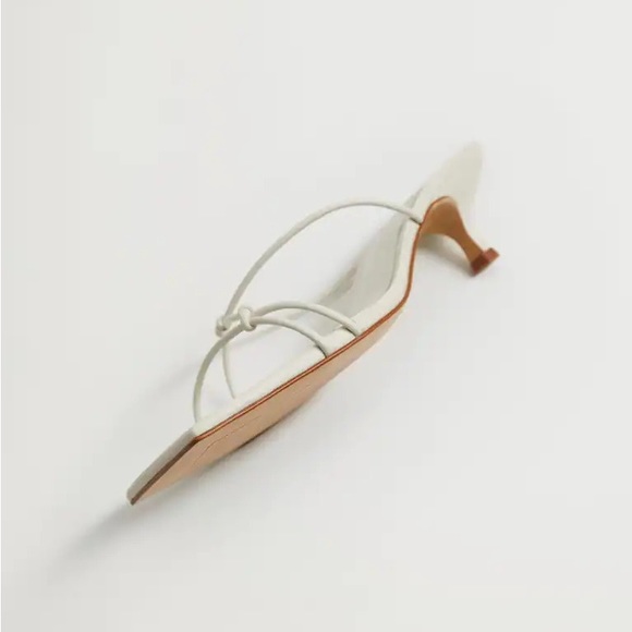 SOLD! MANGO knots heel sandals - Picture 3 of 11